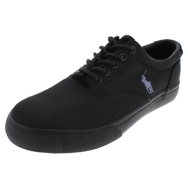 Shop Polo Ralph Lauren Mens Vaughn Casual Shoes Low Top Honeycomb