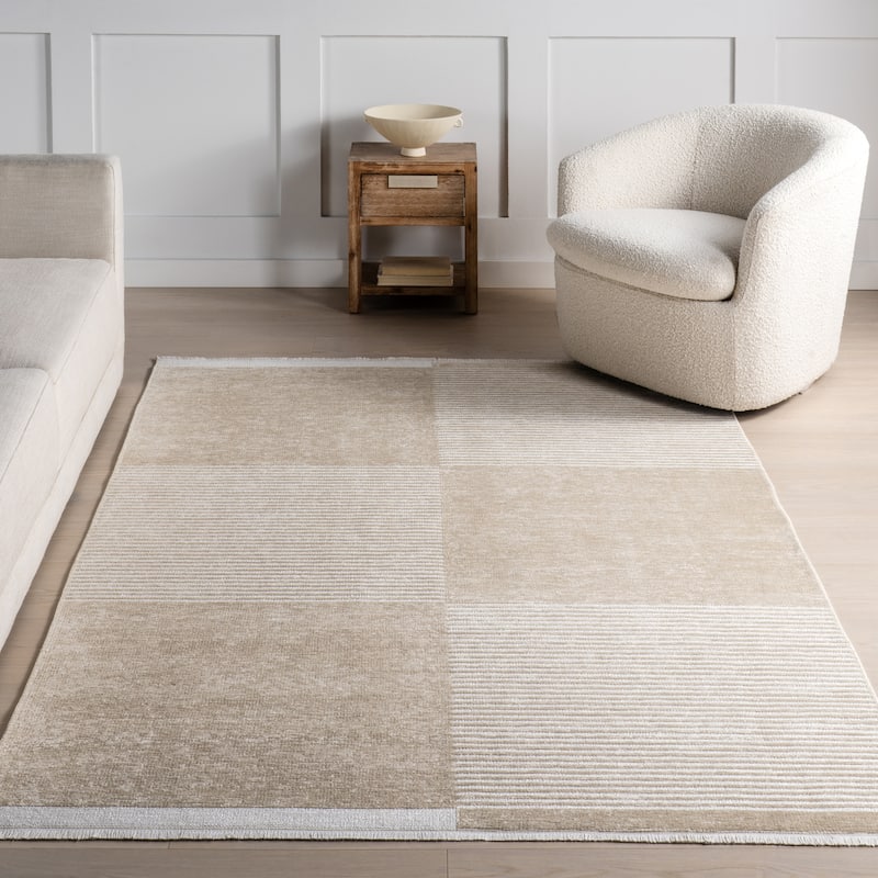 Nuloom Moxie SuperiorWash Geometric Machine Washable Area Rug