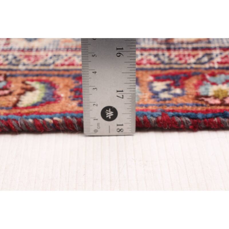 ECARPETGALLERY Hand-knotted Antalya Vintage Burgundy Wool Rug - 6'1 x 9'3