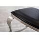 preview thumbnail 4 of 6, Set of 2 Leatherette Dining Chairs, Accent Chairs with Oval Backrest, Upholstered Dining Room Chairs with Curved Legs