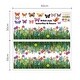 preview thumbnail 5 of 4, Walplus Flying Swallows Butterfly Grass Kid Wall Sticker Nursery Decor