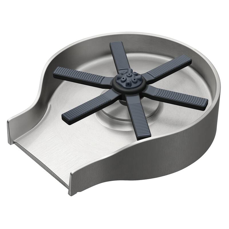 KRAUS CleanMate Glass Rinser for Kitchen Sink - SFS - Spot Free Stainless Steel