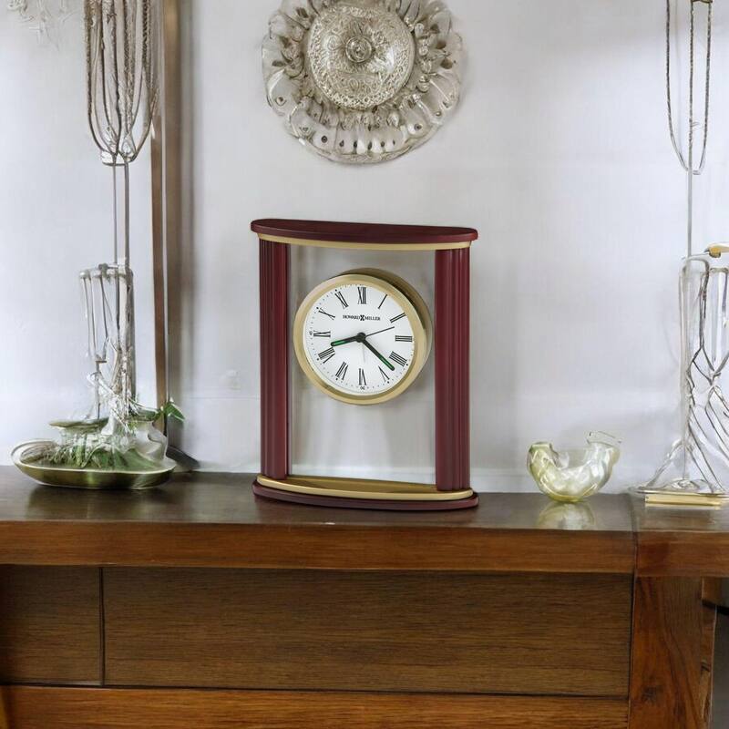 Howard Miller Victor Classic Traditional Alarm Clock with Contrasting Hands