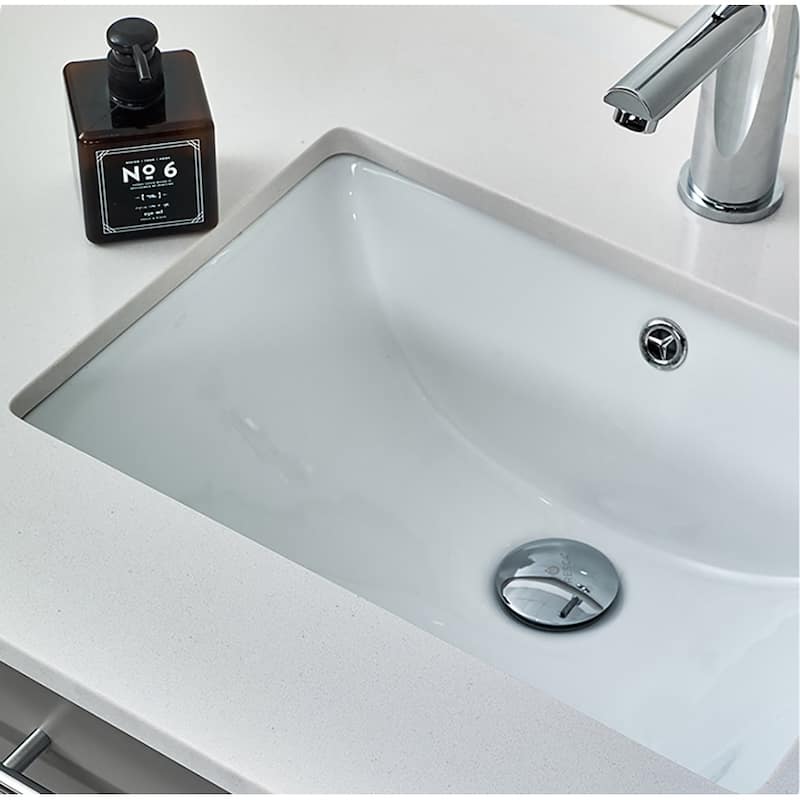 Fresca Lucera 36" Wall Mounted Single Basin Vanity Set with Cabinet,