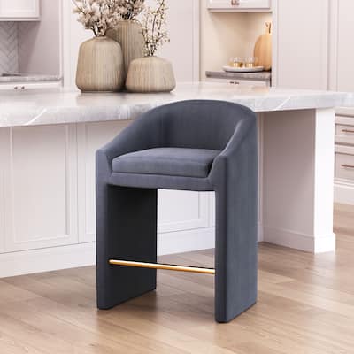 Emas Counter Stool Midnight Gray