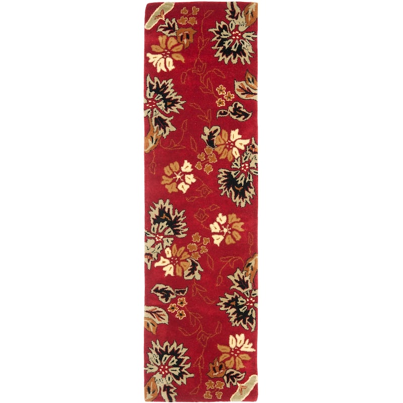 SAFAVIEH Handmade Jardin Mikaila Country Floral Wool Rug