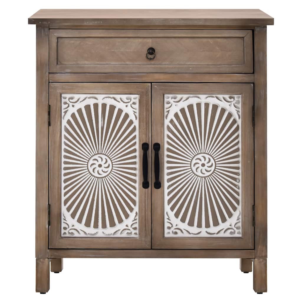 Solid Wood Accent Cabinet