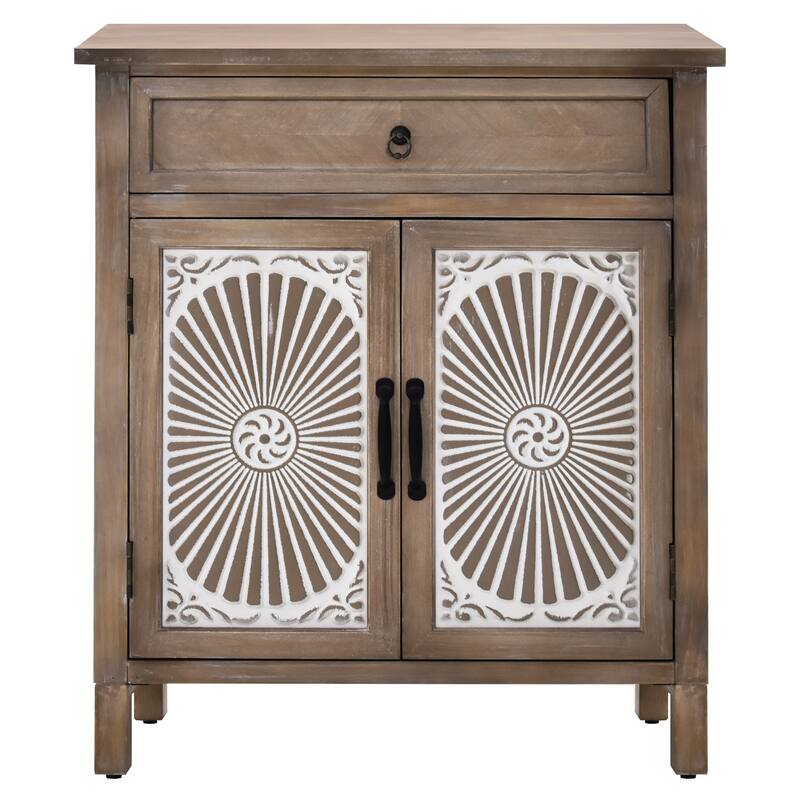 Solid Wood Accent Cabinet