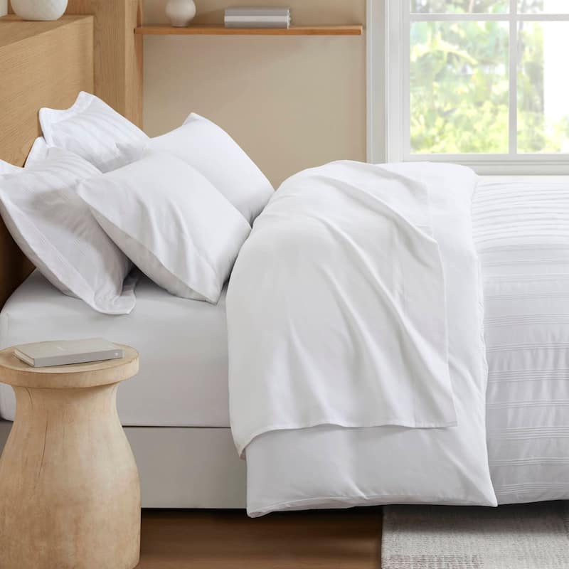 Chelsea Square Logan Woven Striped Duvet Set