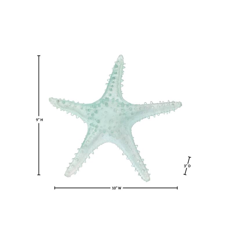10" Clear Resin Starfish