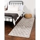 preview thumbnail 19 of 66, Contemporary Akiva Collection Area Rug 2'7"x10' - Light Gray