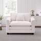 preview thumbnail 19 of 45, Organnice 40" Chenille Lounge Chair for Reading, Modern Couch Cozy Sofa Bed with Ottoman, Living Room Single Sofa Accent Chair
