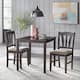Option Dark Brown Wood/ Brown Seat Cushions