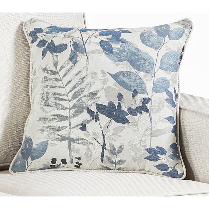 American Furniture Classics Model 3225-11 Relay Mist Sofa Sleeper with Two Throw Pillows