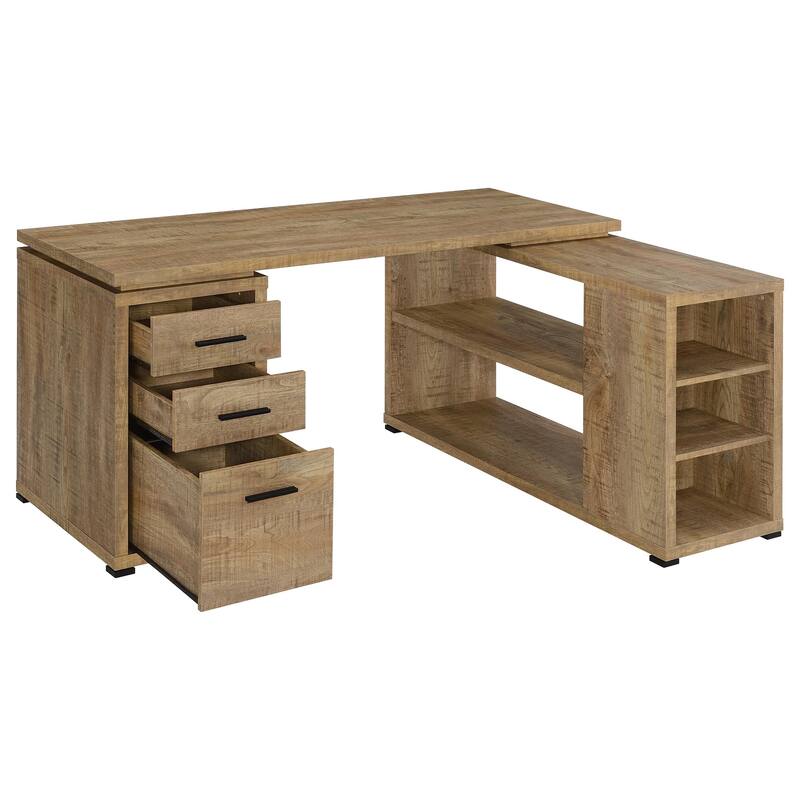 Yvette 60-inch 3-Drawer L-Shape Computer Desk