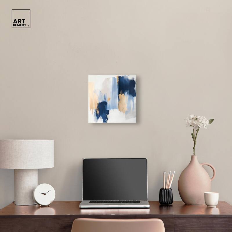 Tranquil Blue Depths I Canvas by Art Remedy, Gallery Wrapped