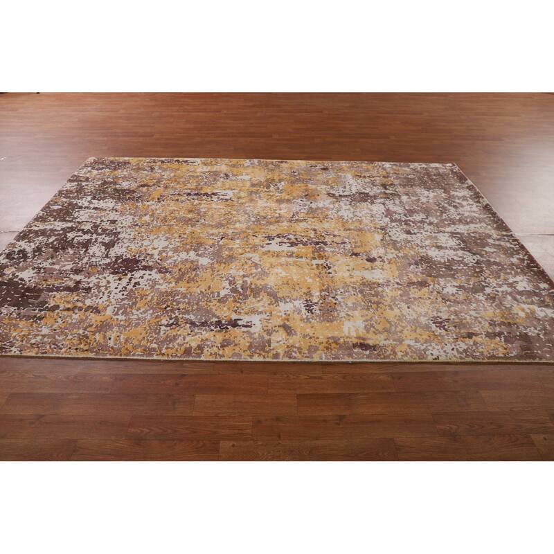 Abstract / Modern Area Rug Handmade Contemporary Wool Carpet - 5'11"x 8'11"