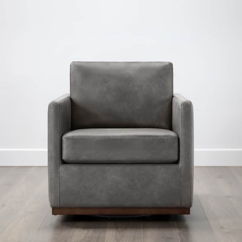 Spruce & Spring Shane Modern Swivel Accent Arm Chair