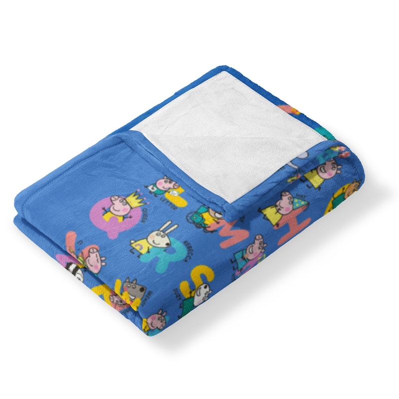 Hasbro Peppa Pig Silk Touch Throw Blanket