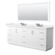 Option White, Nickel Trim, White Quartz Top