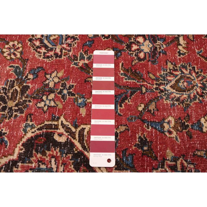 ECARPETGALLERY Hand-knotted Antalya Vintage Red Wool Rug - 7'9 x 11'3