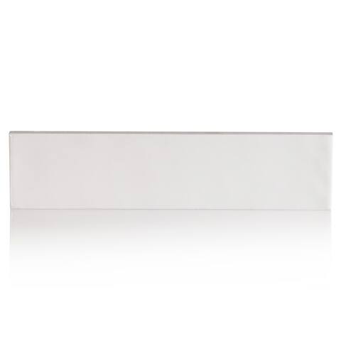 Industry Tile 2x10 Modern Brick White Shiny Porcelain Floor/Wall Tile (36 Pieces,5.58 sq. ft. per Box)