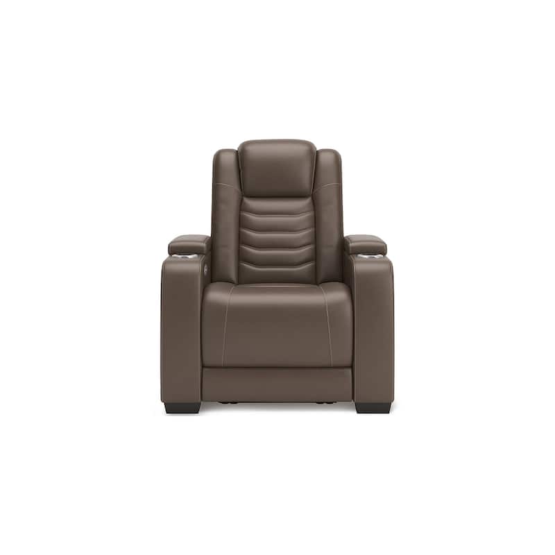 Signature Design by Ashley High Impact Brown Power Recliner
