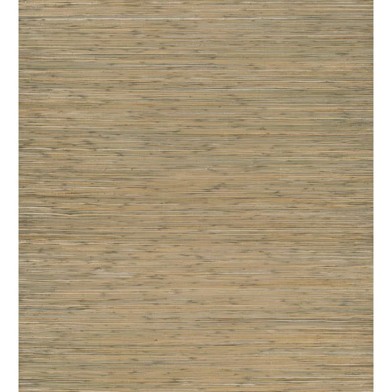 A-Street Prints Shuang Olive Handmade Grasscloth Wallpaper