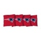 preview thumbnail 1 of 1, New England Patriots NFL Football Red Cornhole Bags All-Weather Resin Filled