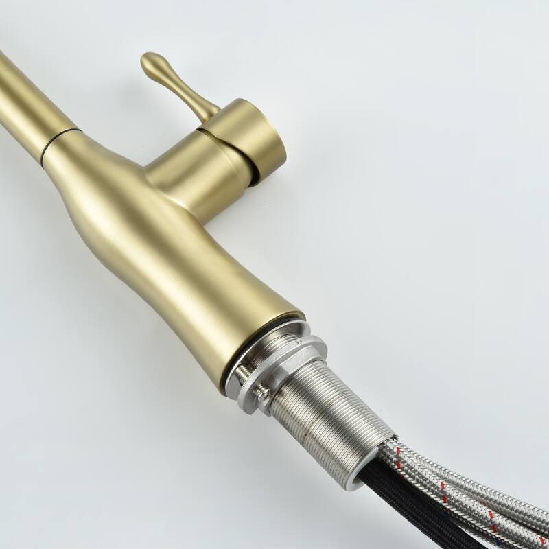 Topcraft Single Handle Pull Down Kitchen Sink Faucet