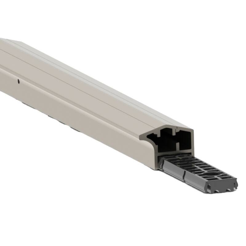 Ebbe America EK-SC375 Ebbe KERB 37.5" Shadow Shower Curb - Brushed Nickel