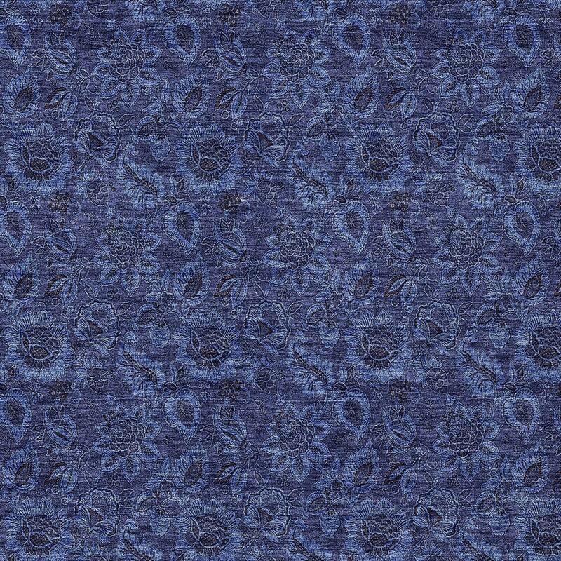 HomeRoots Floral Transitional Rectangle Outdoor Rug
