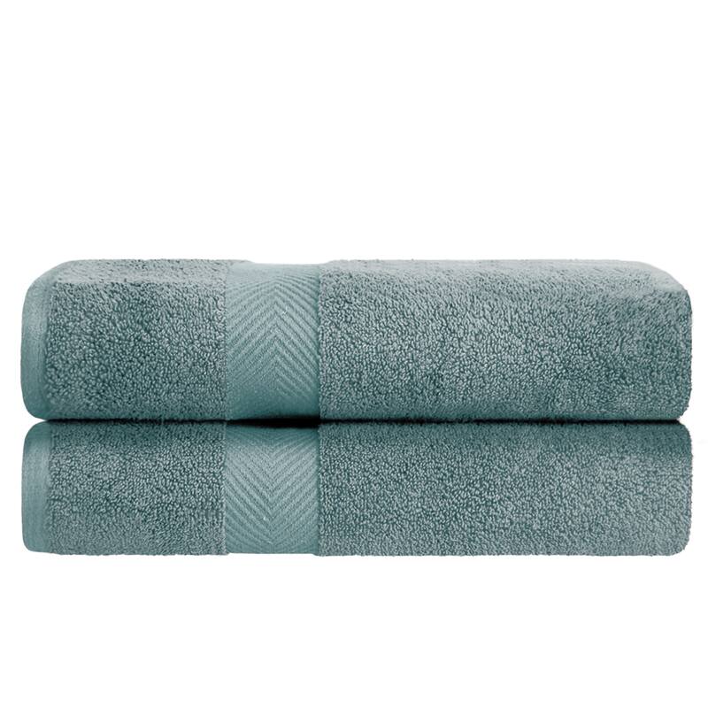 Superior Soft Oversize Zero Twist Cotton Bath Sheets (Set of 2)