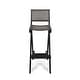 preview thumbnail 20 of 29, Polaris Outdoor 26" Square 3 Piece Wood and Wicker Bar Height Set by Christopher Knight Home