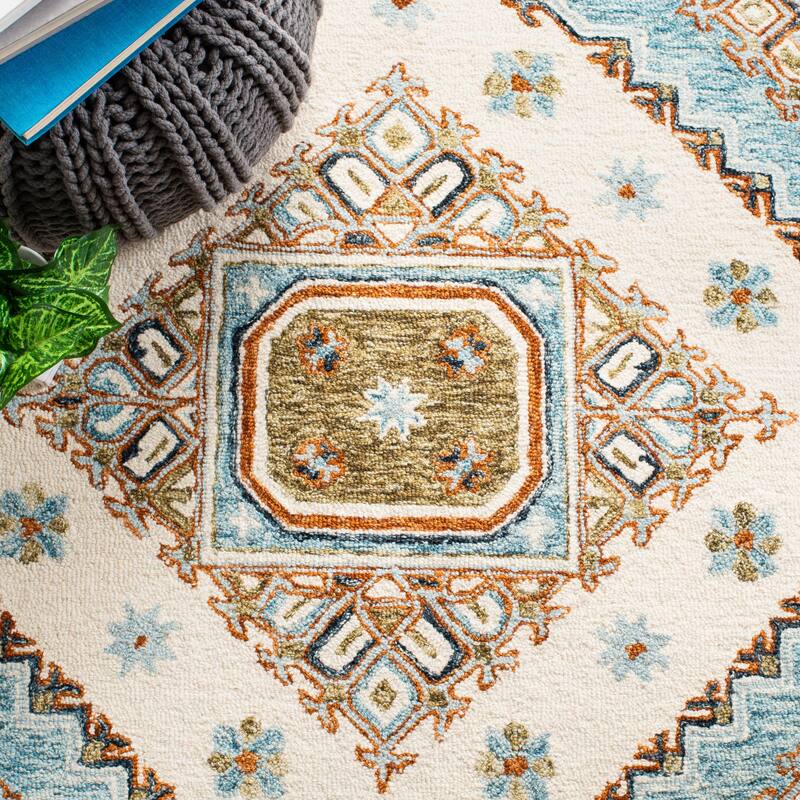SAFAVIEH Handmade Capri Estebana Contemporary Wool Rug