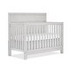 preview thumbnail 1 of 4, Evolur Lourdes 5-in-1 Crib - Greyhound Greyhound