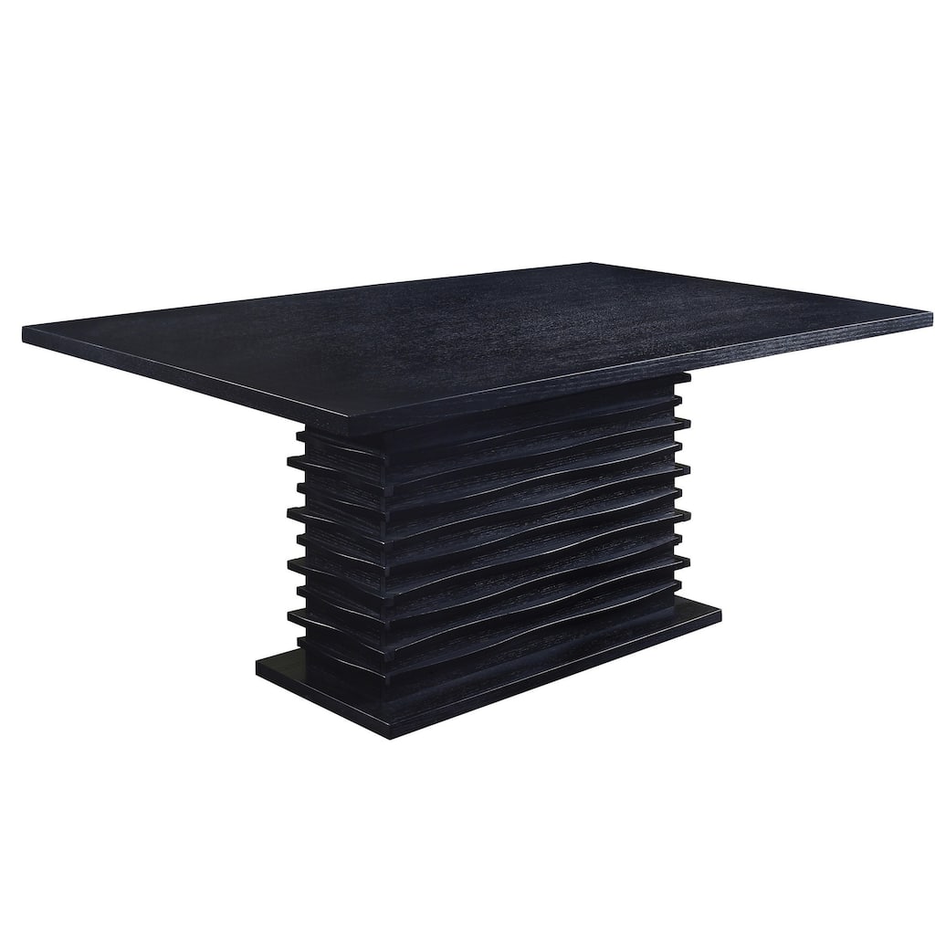 Elegantly Designed Wooden Dining Table, Black