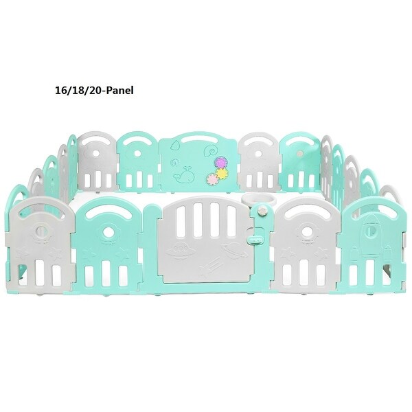 16 panel baby playpen