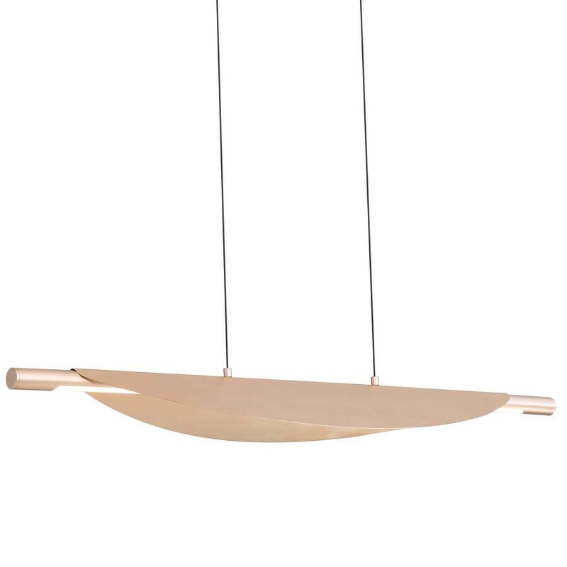 Golden Lighting 6400-LP42 Luma 42" Wide Linear Pendant - French Gold