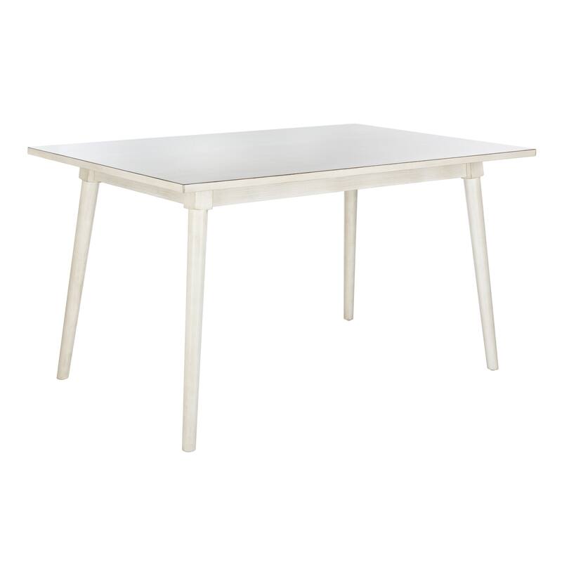 SAFAVIEH Theobalda Rectangle Dining Table - 55" x 36" x 30.3" - 55Wx36Dx30H - Antique White