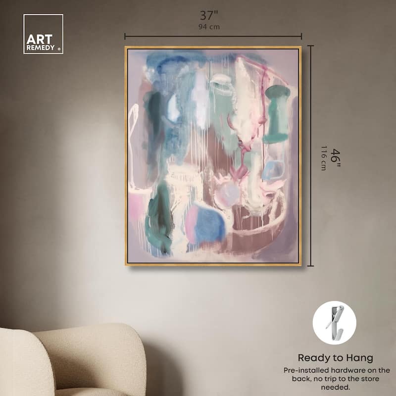 Silk and Satin I Canvas by Art Remedy
