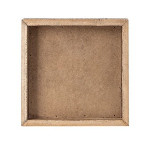 Shop 6 Trisha Yearwood Coffee Talk Rustic Wooden Box Framed Wall