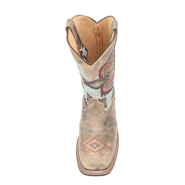 laredo women's scout aztec square toe boots