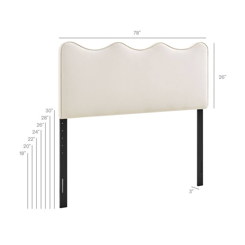 Athena Stain-Resistant Performance Velvet Headboard