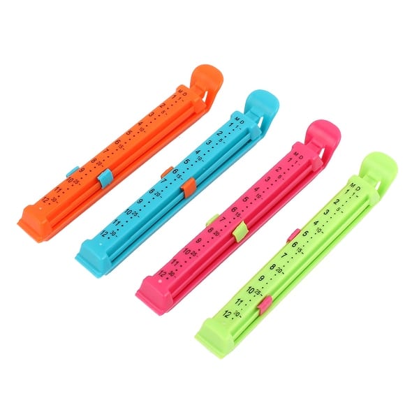 4Pcs Plastic Sealing Clips, Bag Clips,Bag Clips for Food and Snack