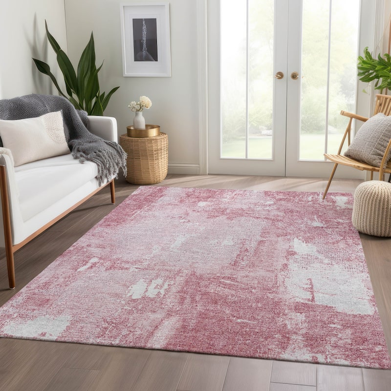 Premium Washable Super Soft Abstrct Flair Mayfield Rug