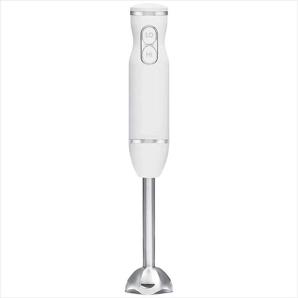 Chefman Immersion Stick Hand Blender with Stainless Steel Blades, Ivory
