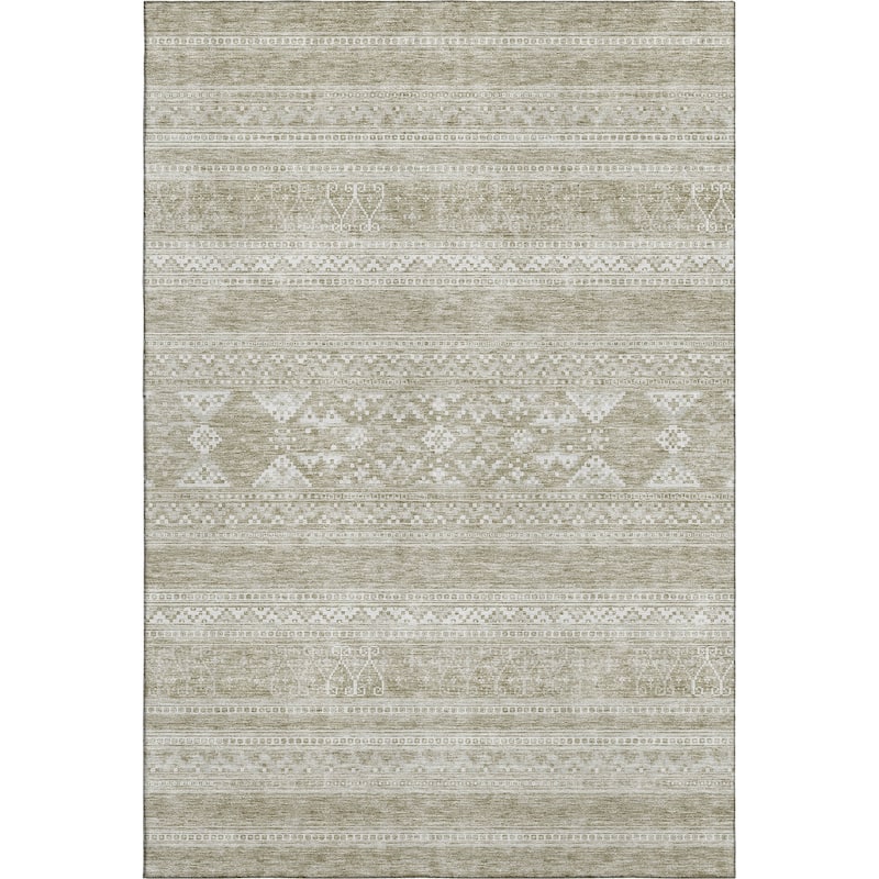 Premium Washable Super Soft Boho Stripe Mayfield Rug