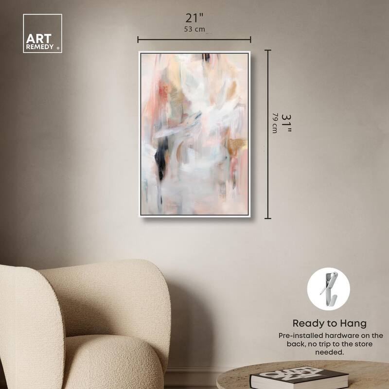 Drifting Colors II Canvas by Art Remedy