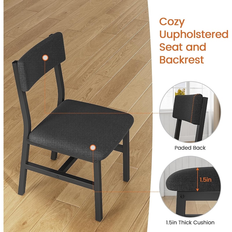 Dining Table Set 6 People Extendable Kitchen Table 4 Chairs